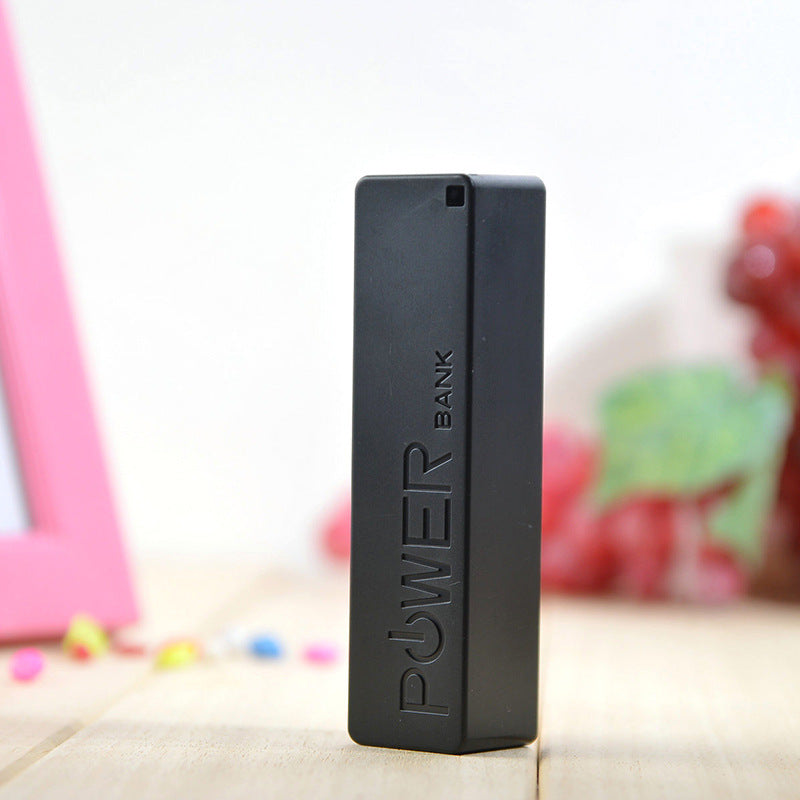 Compact Perfume-Style Power Bank - 2600mAh Portable Mobile Charger