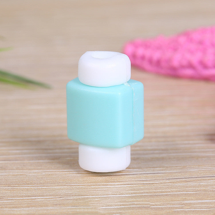Mobile Phone Cable Protective Sleeve, Earphone Data Cable Charger Protector, Pure Color Anti-Broken Cable Winder Protection