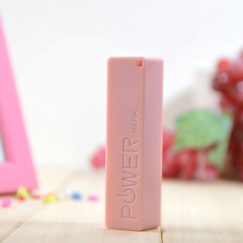 Compact Perfume-Style Power Bank - 2600mAh Portable Mobile Charger