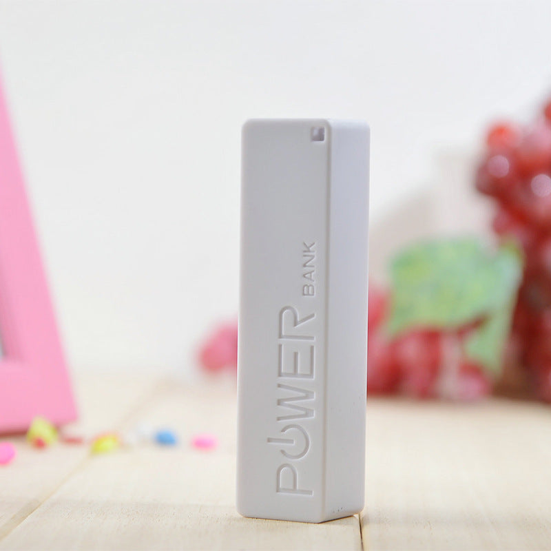 Compact Perfume-Style Power Bank - 2600mAh Portable Mobile Charger