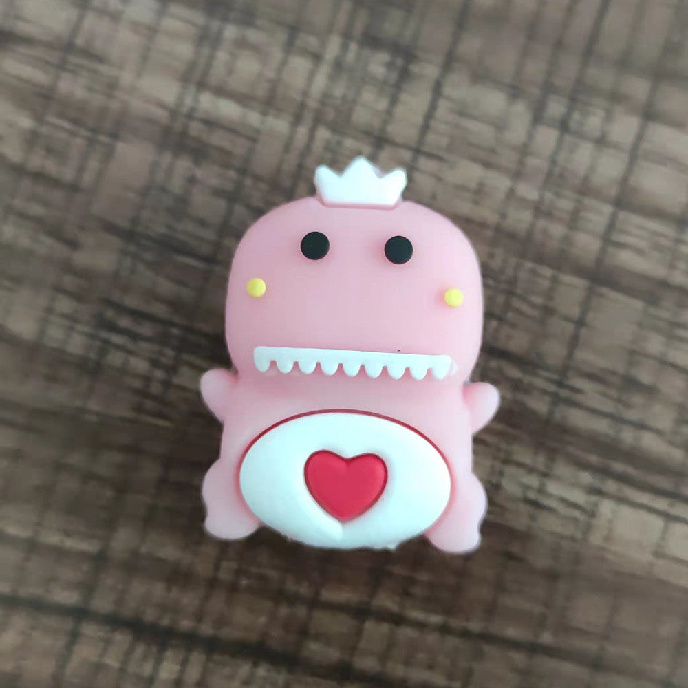 Cartoon Data Anti-folding Implement Bite USB Cable Protection Sleeve