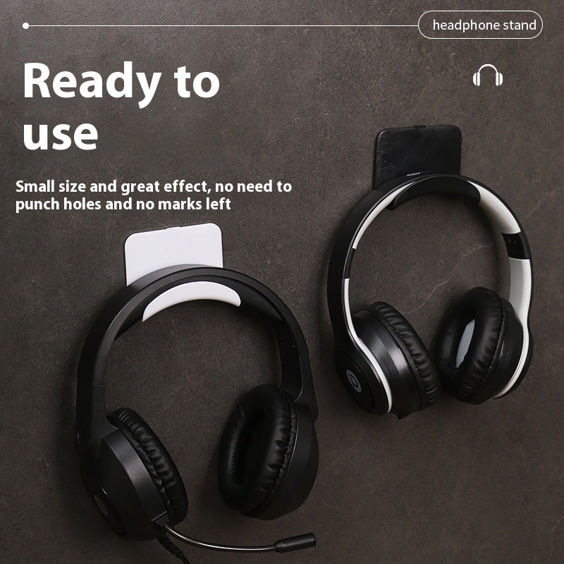 Headphone Bracket Wall-mounted Punch-Free Table E-sports Bracket Headset Driving