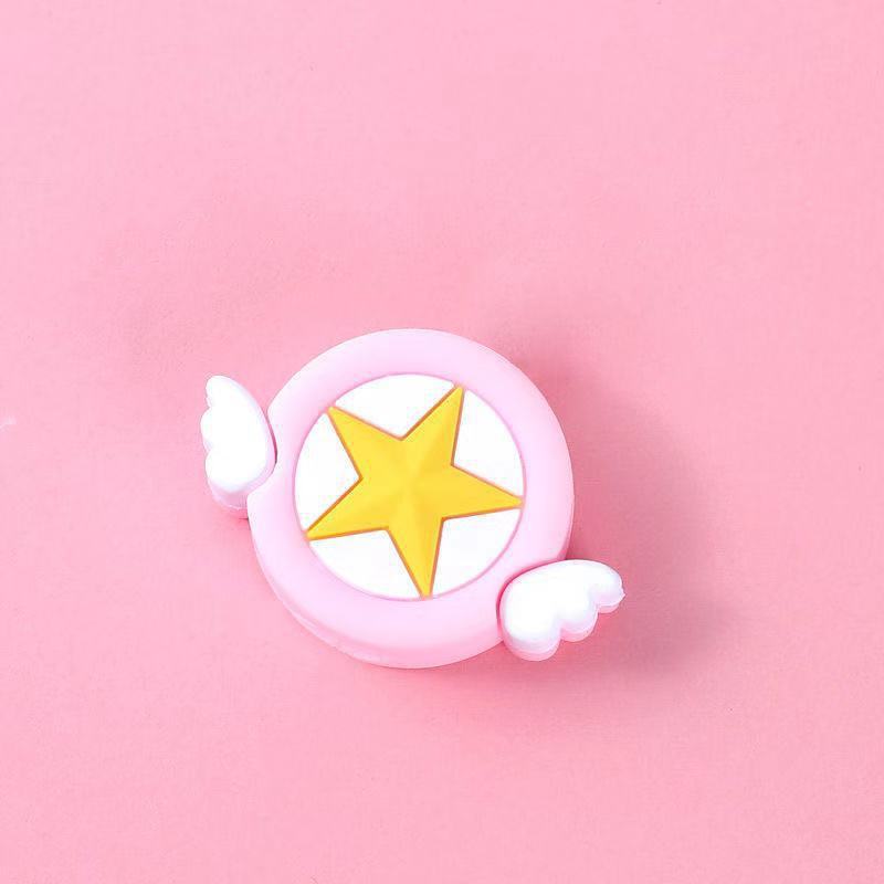 Cartoon Data Anti-folding Implement Bite USB Cable Protection Sleeve