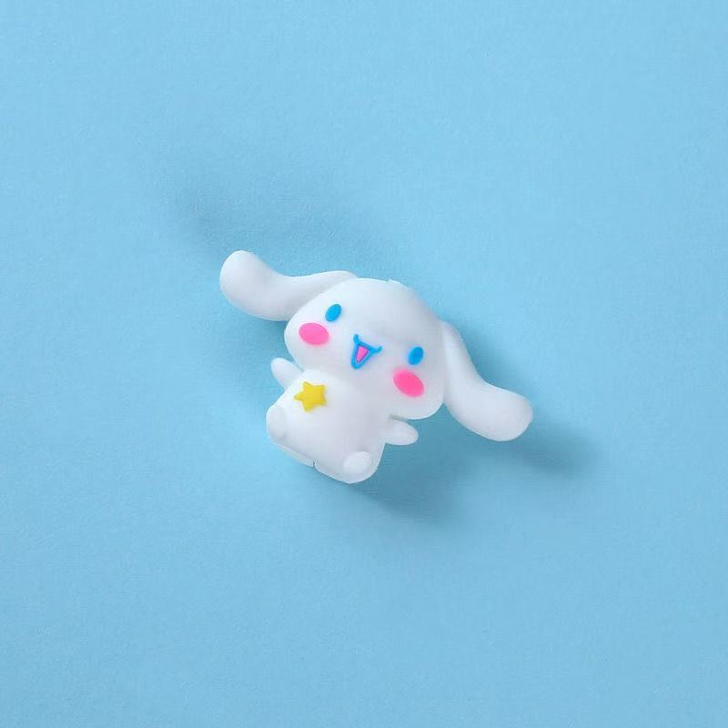 Cartoon Data Anti-folding Implement Bite USB Cable Protection Sleeve